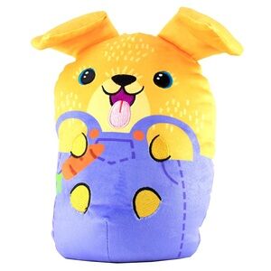Dogs vs Squirls GARY Jumbo 8-Inch BEAN BAG  Plush NEW WITH TAGS Golden Retriever